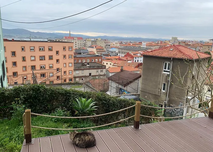 Apartamento Con Jardin Y Vistas En El Centro De Santander