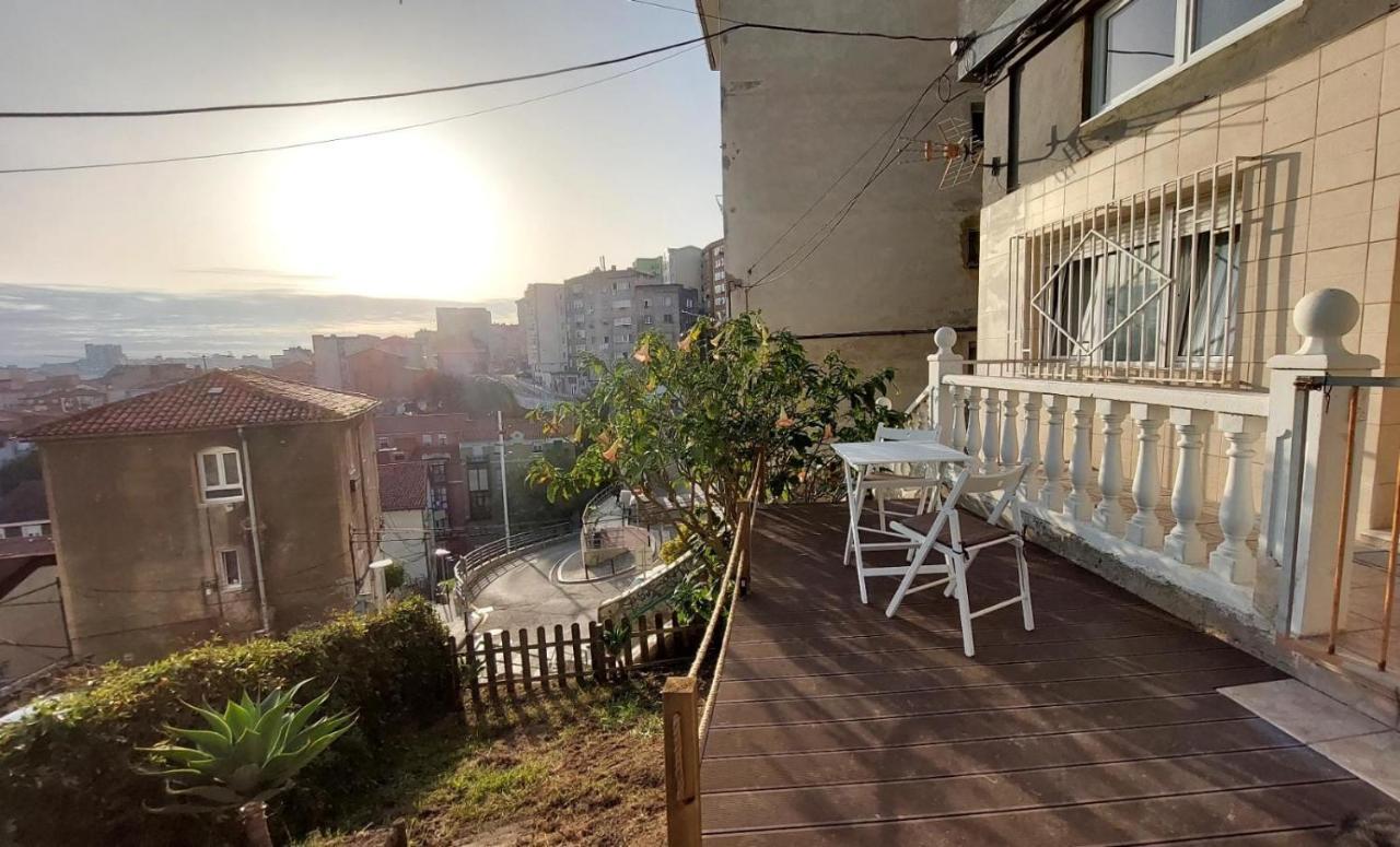Appartamento Con Jardin Y Vistas En El Centro De Santander